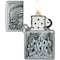 Zippo 2024 Zippo 200 Zippo Dragon Design Emblem, Brushed Chrome ZIP-48902 - alternate 4
